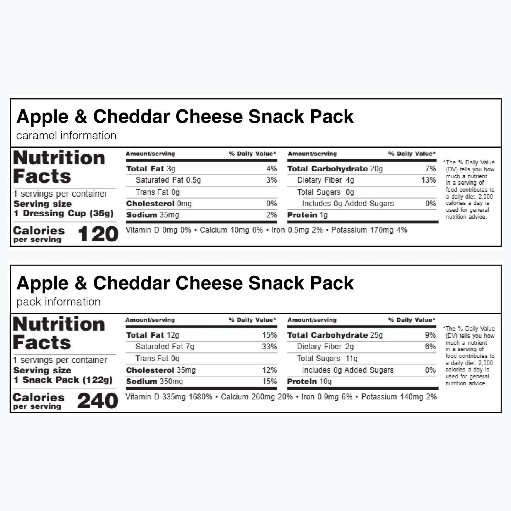 Apple & Cheddar Cheese Snack Pack - Image 7