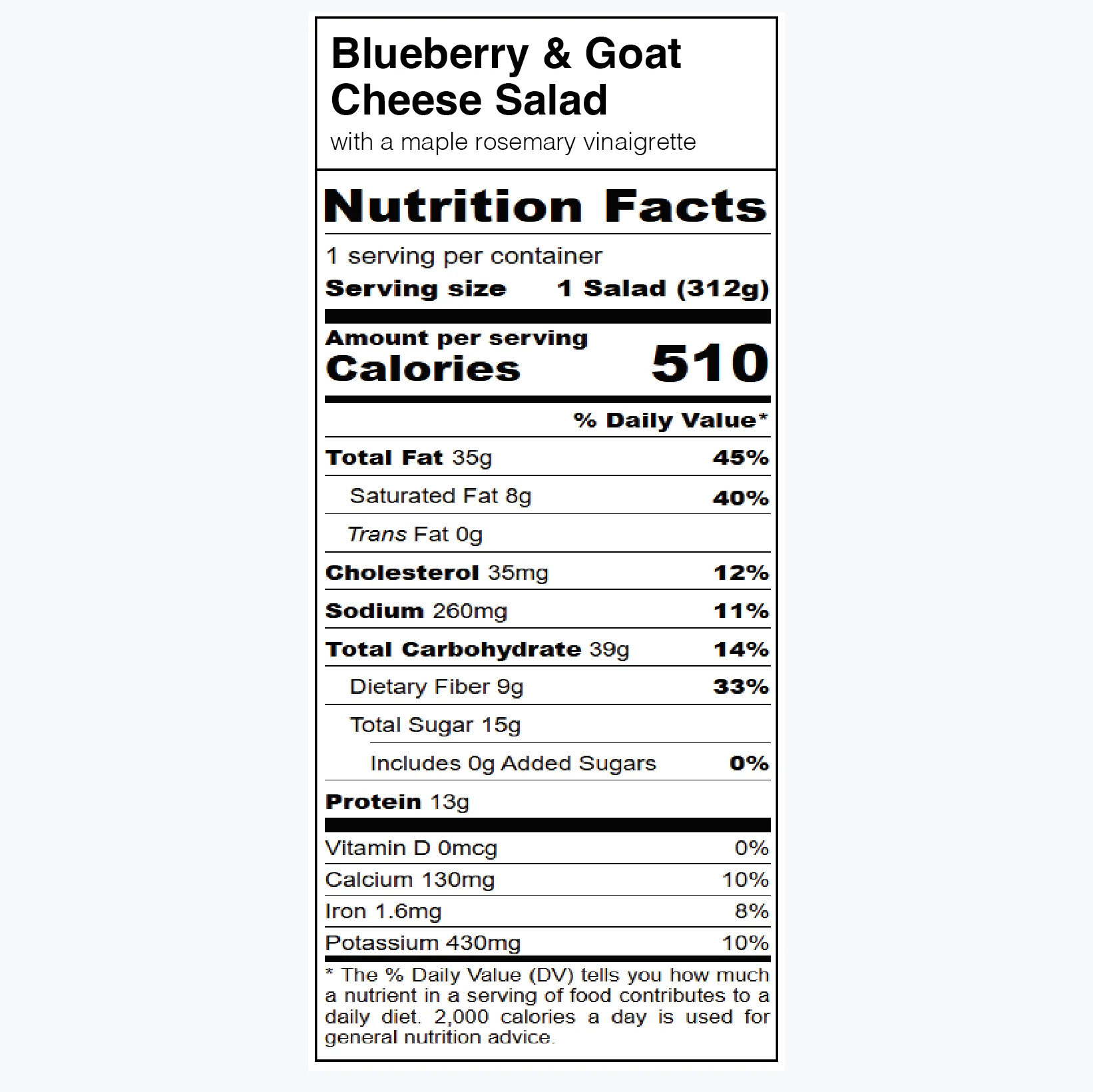Blueberry & Goat Cheese Salad - Image 5