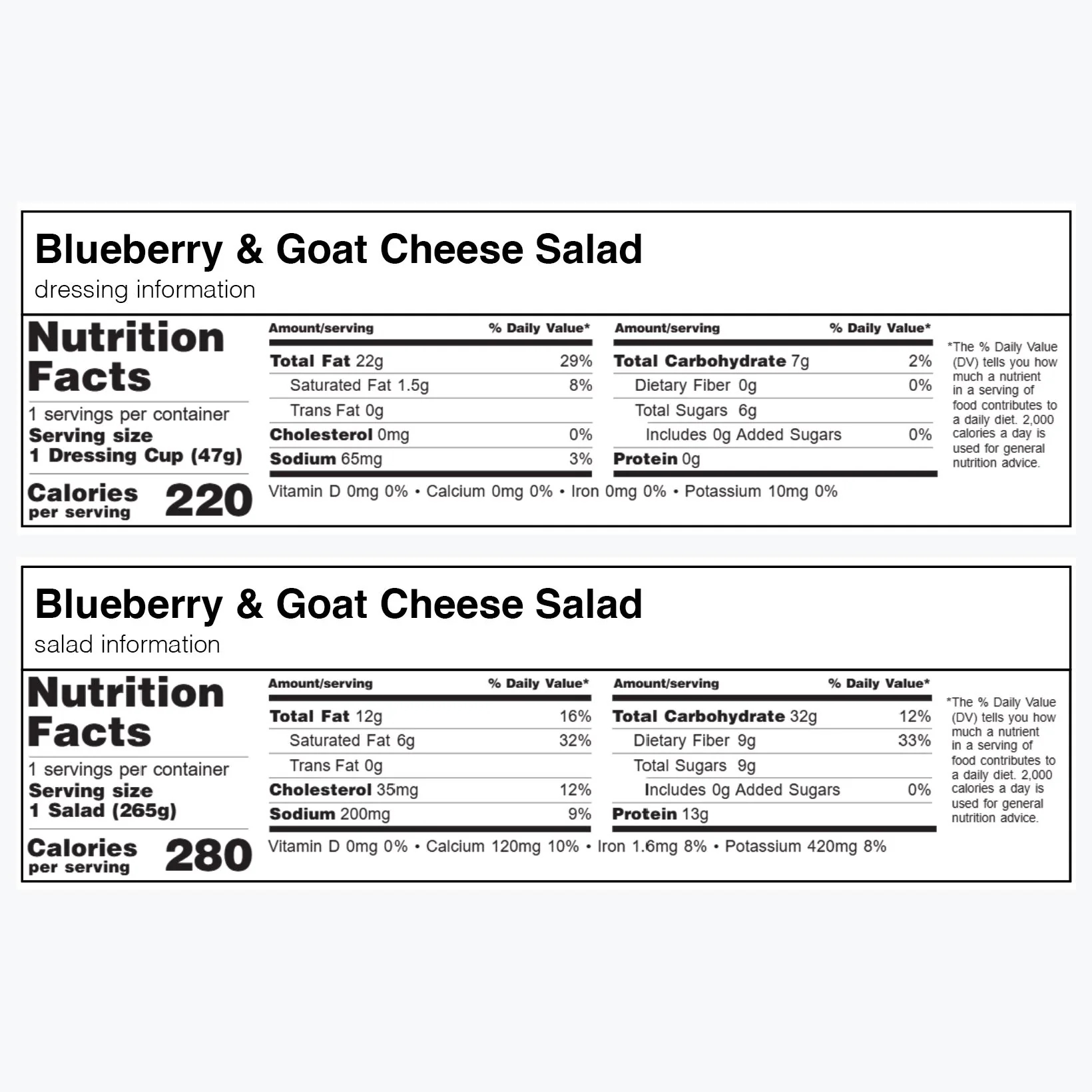 Blueberry & Goat Cheese Salad - Image 6