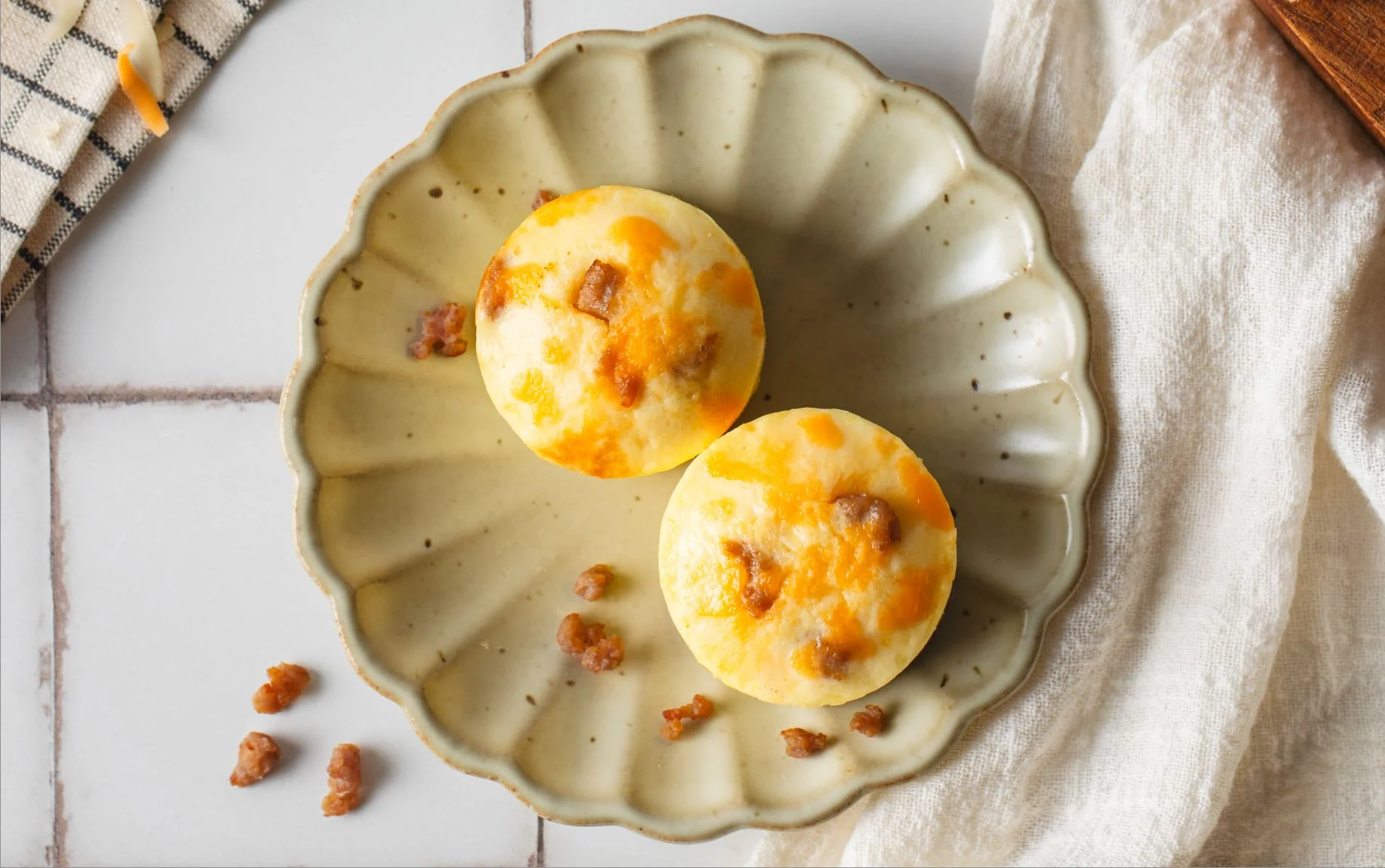 Cheese & Turkey Sausage Egg Bites - Image 3