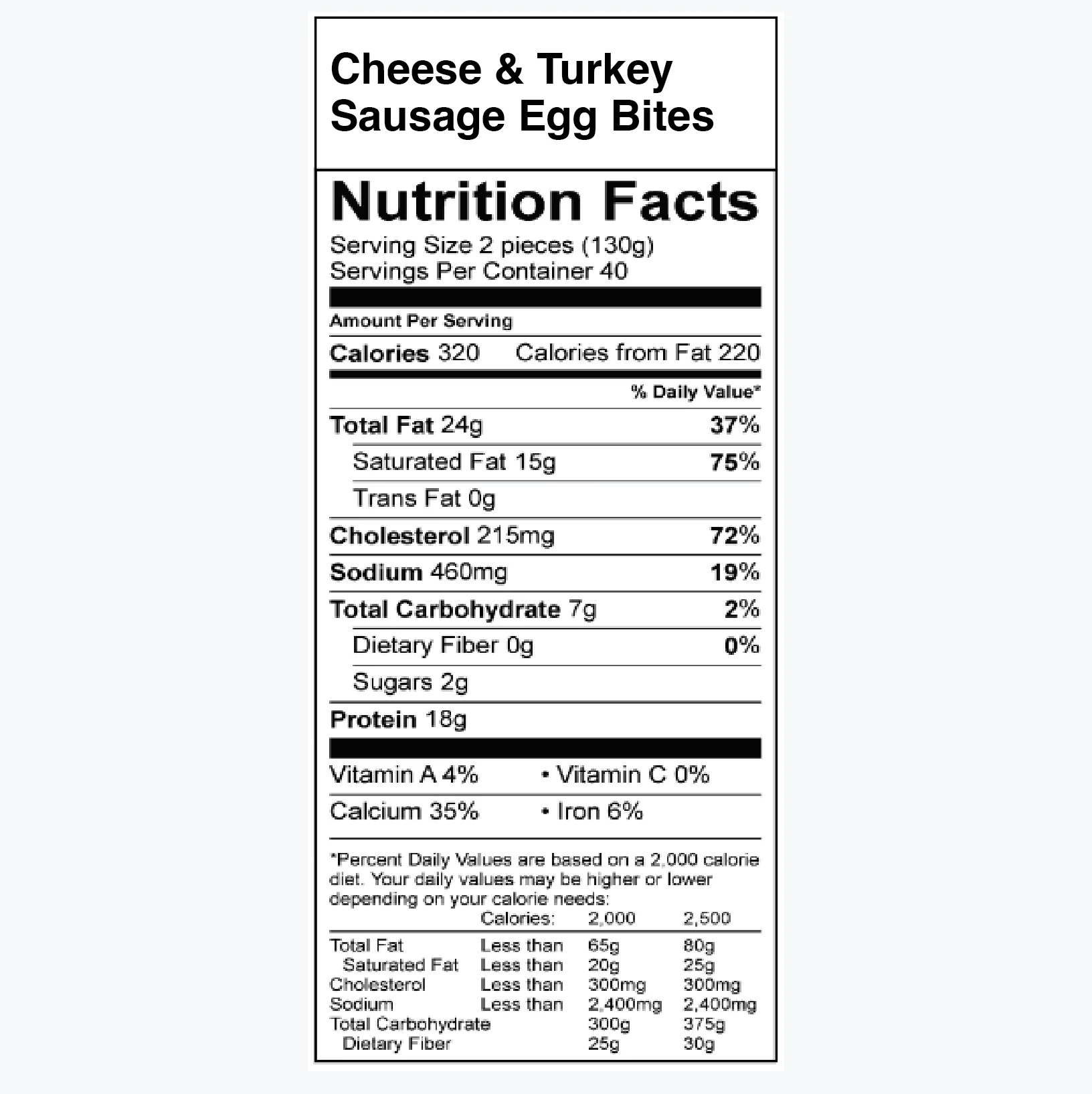 Cheese & Turkey Sausage Egg Bites - Image 4
