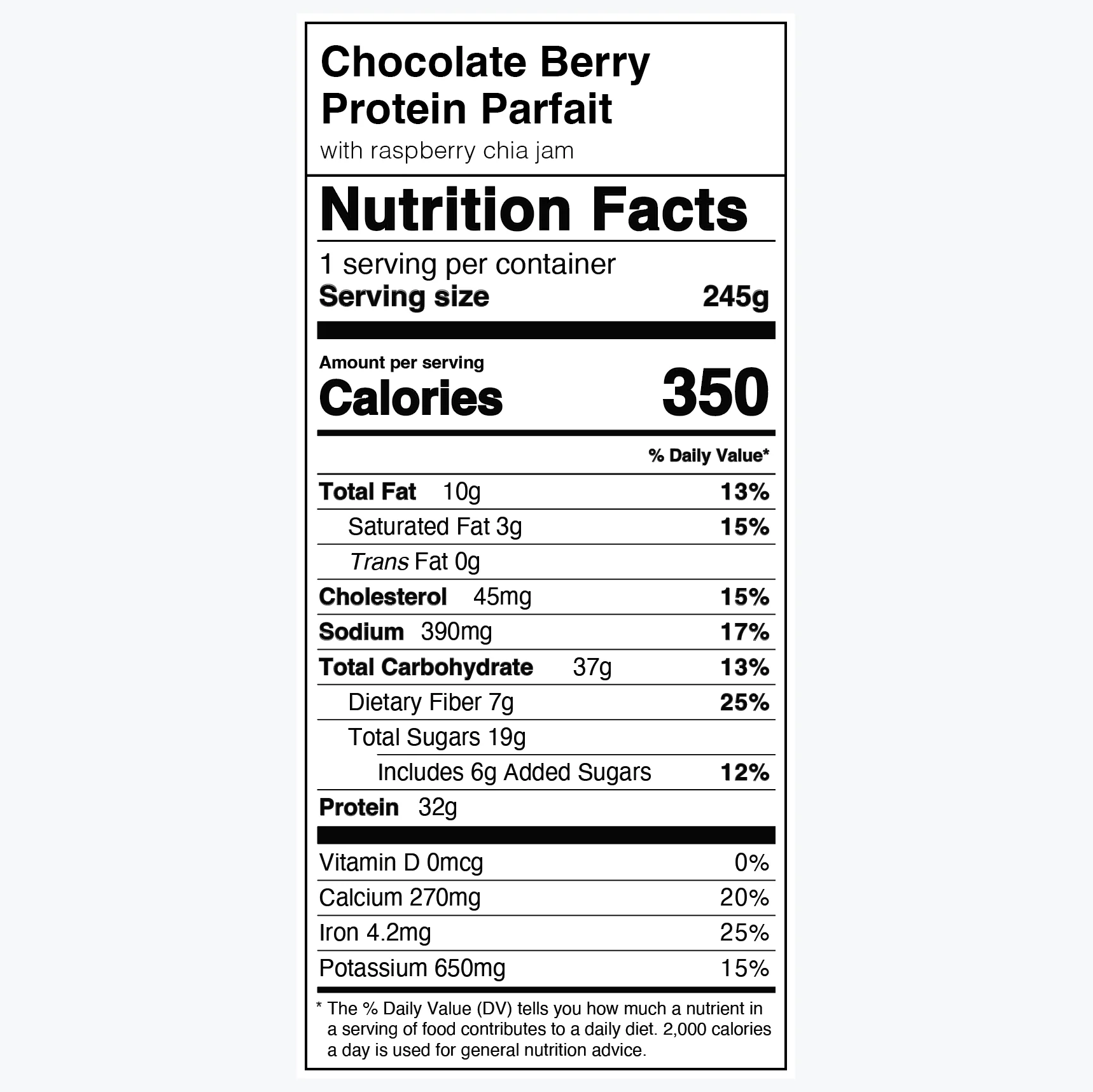 Chocolate Berry Protein Parfait - Image 4