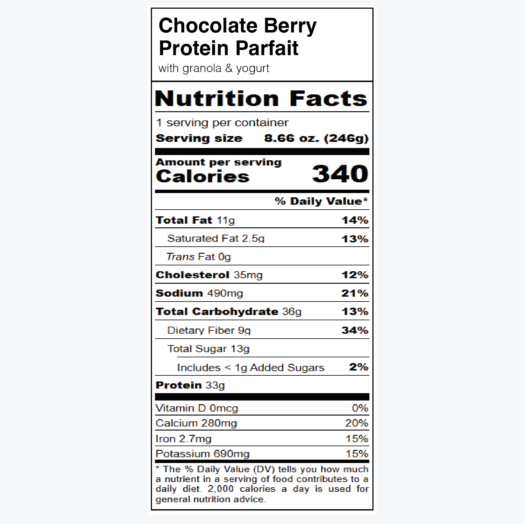Chocolate Berry Protein Parfait - Image 4