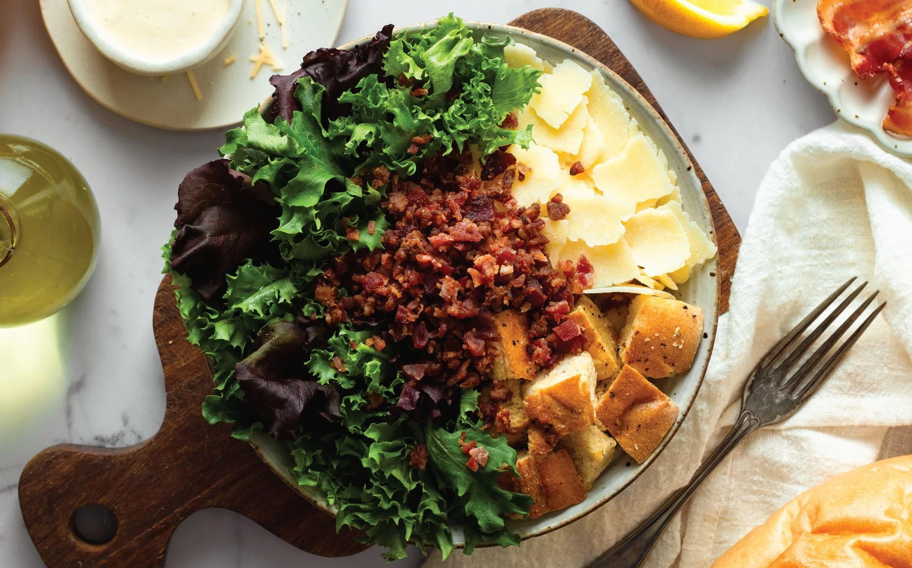 Classic Bacon Caesar Salad - Image 4