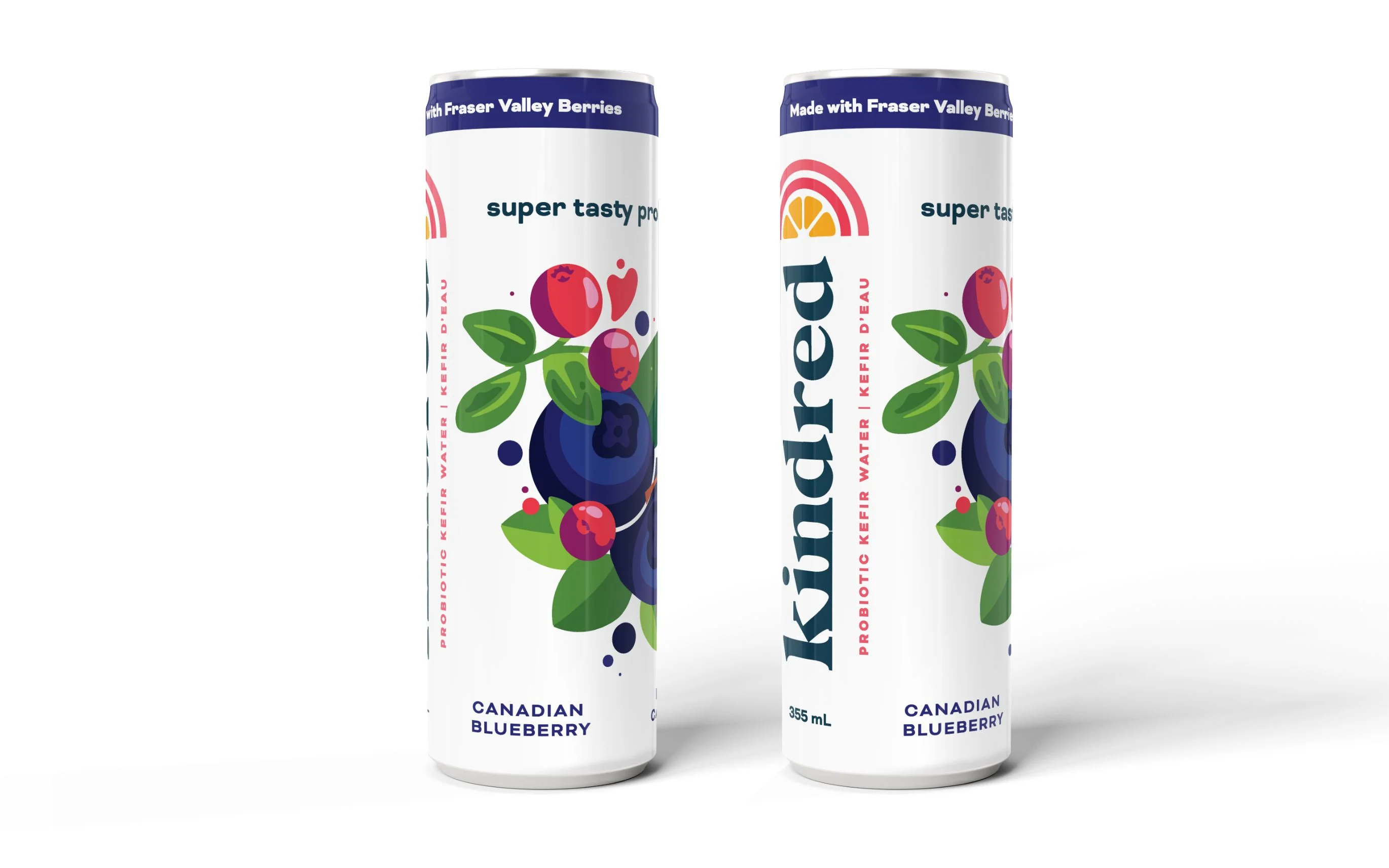 Kindred Cultures Local BC Blueberry Kefir Water - Image 3
