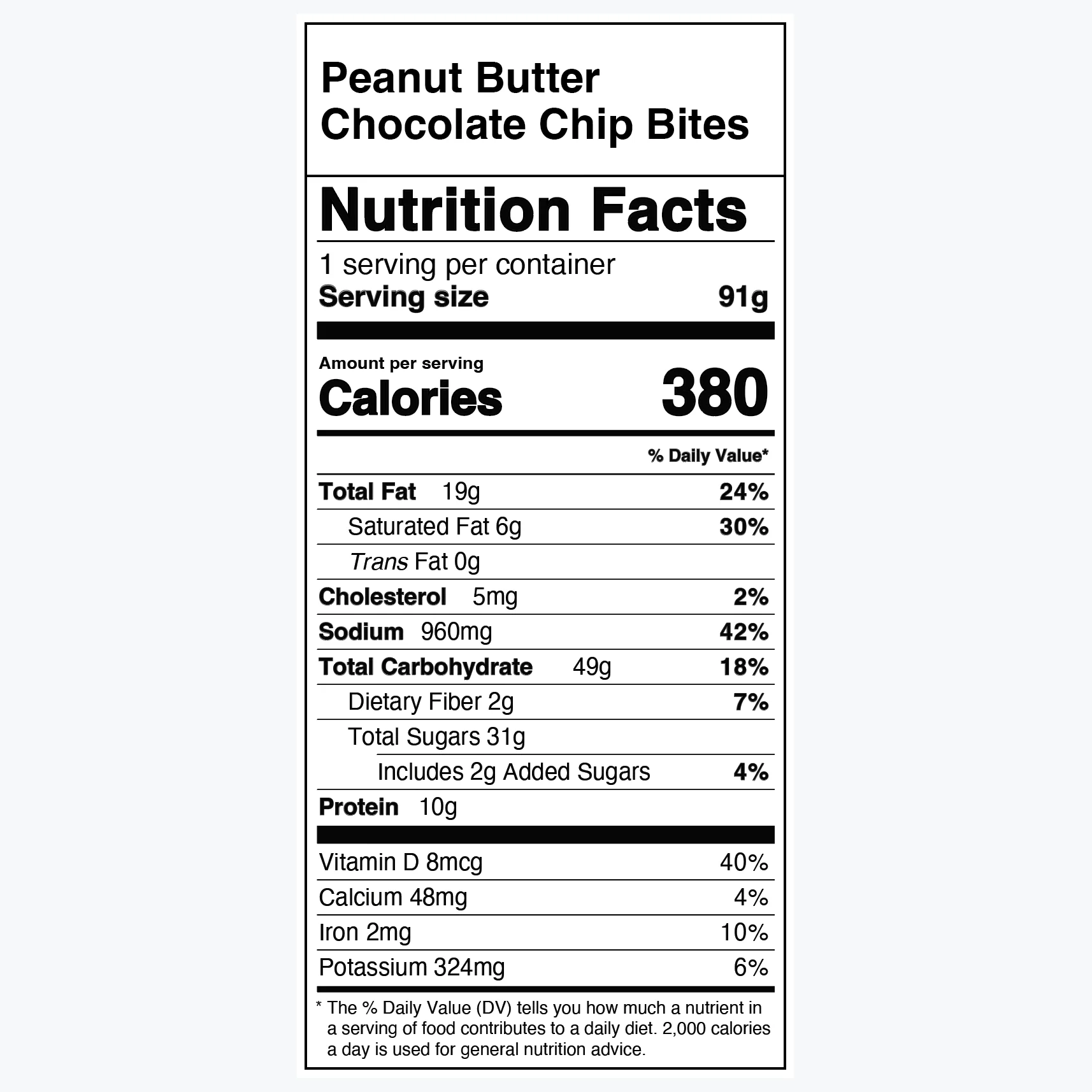 Peanut Butter Chocolate Chip Bites - Image 6