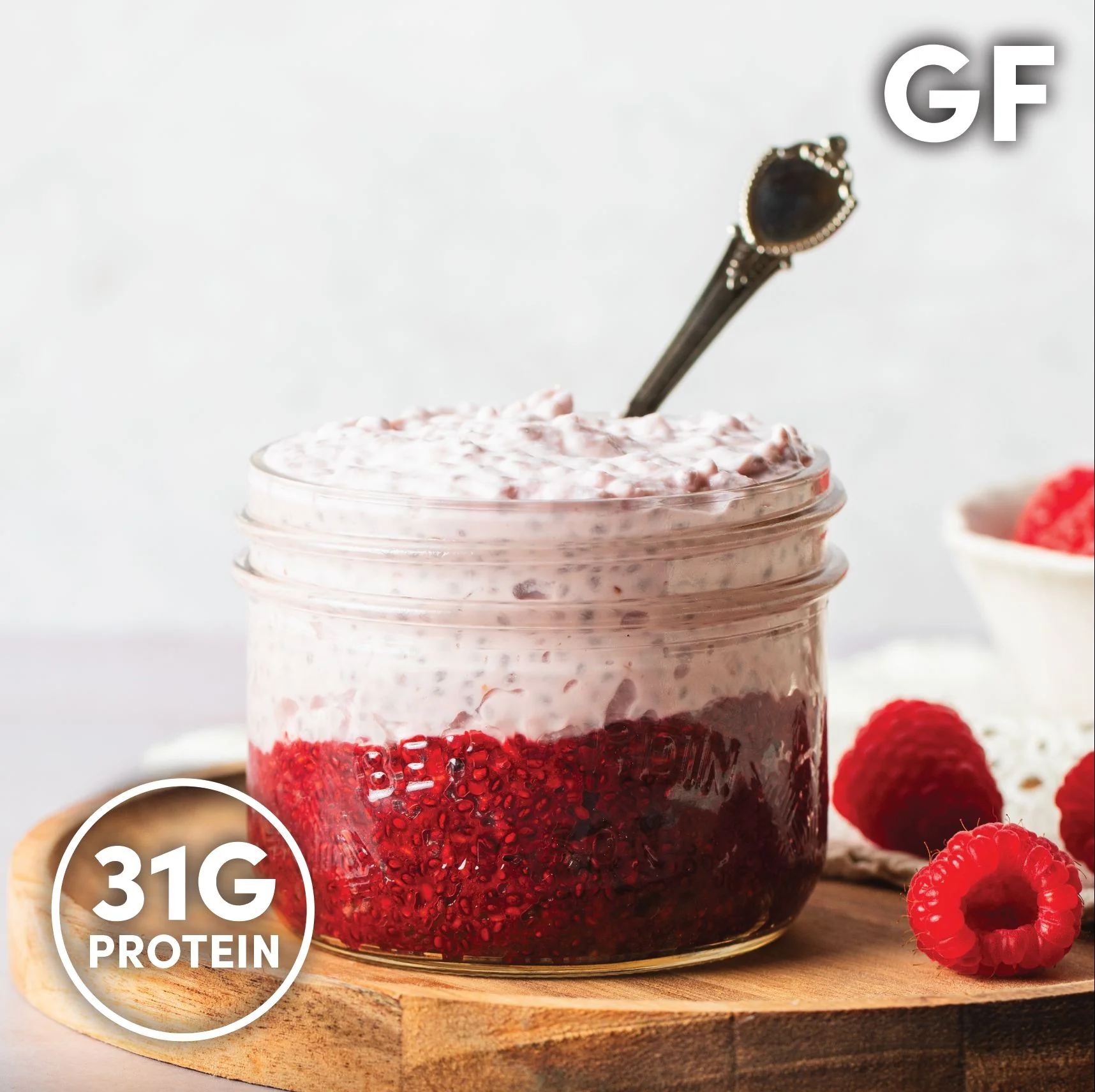 Raspberry Protein Parfait