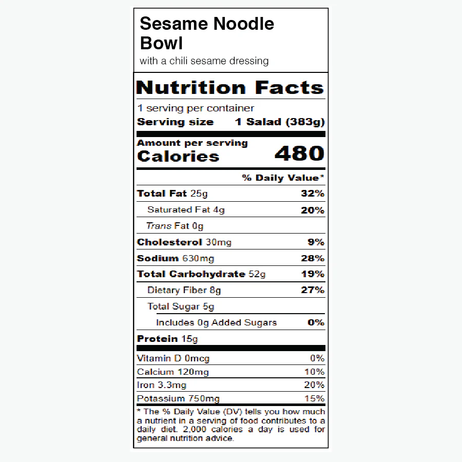 Sesame Noodle Bowl - Image 6