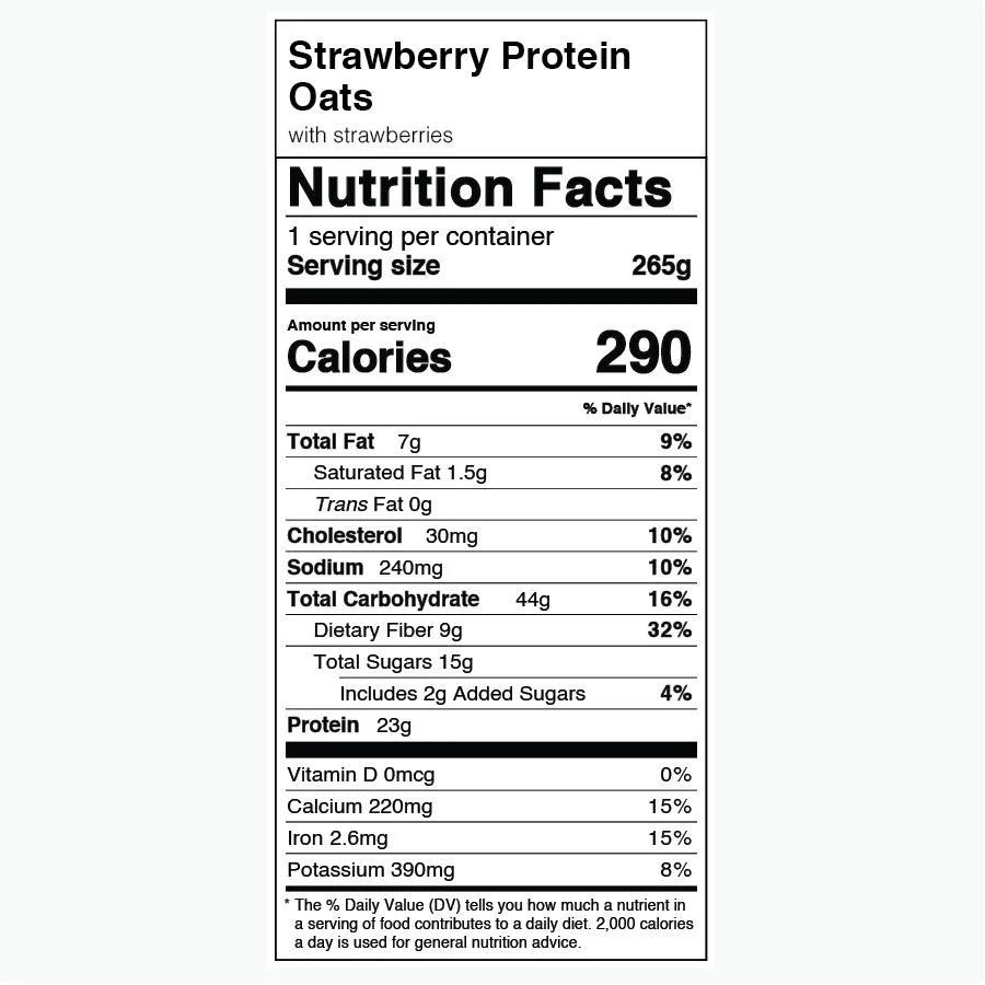 Strawberry Protein Oats - Image 4
