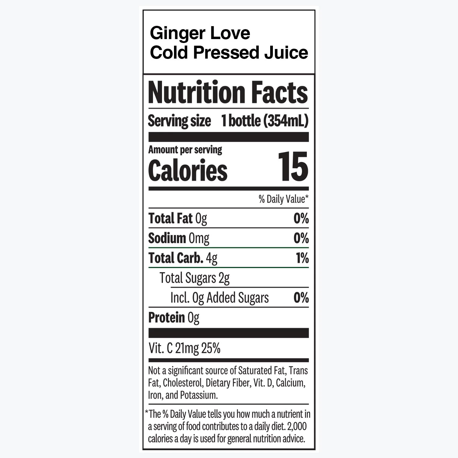 Suja Organic Ginger Love Cold-Pressed Juice - Image 4