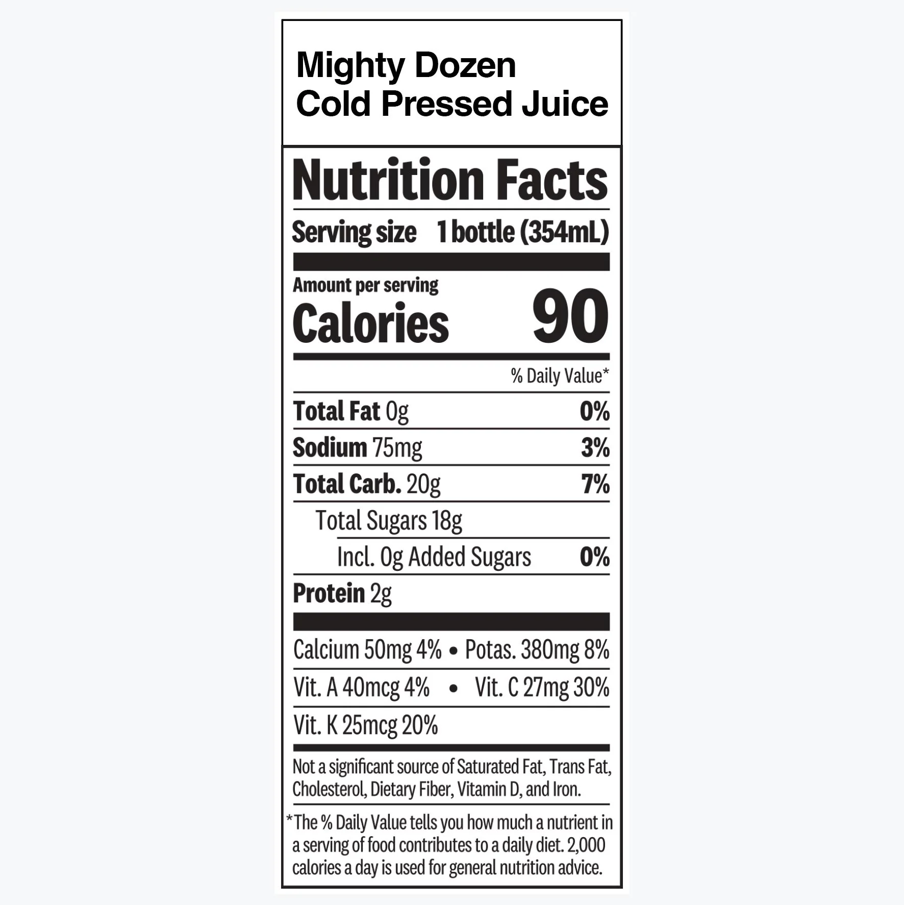 Suja Organic Mighty Dozen Cold-Pressed Juice - Image 4
